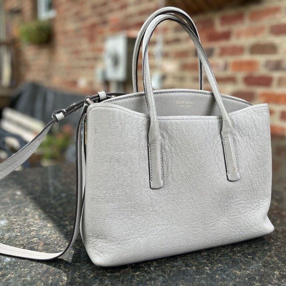 KATE SPADE NEW YORK Margaux Large Satchel Laptop Bag Taupe